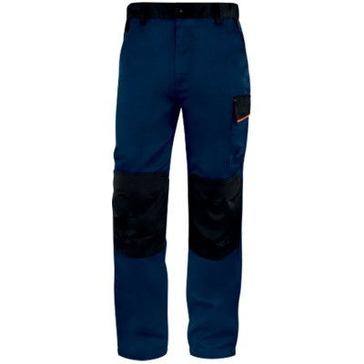 PANTALON DELTA M1PA2 AZUL MARINO-NARANJA T-XL