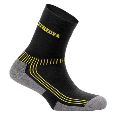 CALCETINES PAREDES ZC5043 NEGRO/AMARILLO