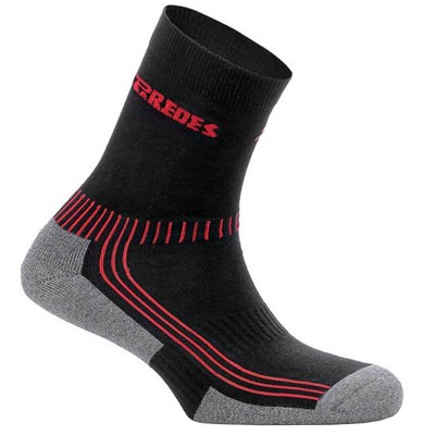 CALCETINES PAREDES ZC5043 NEGRO/ROJO