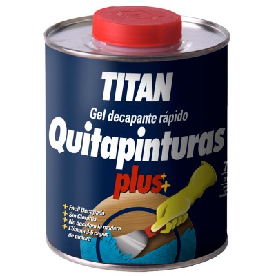 GEL DECAPANTE TITAN QUITAPINTURAS PLUS 750ml
