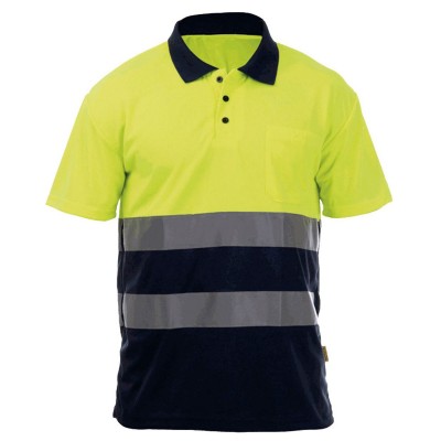 POLO AZUL MARINO/AMARILLO ROCK HV T-M