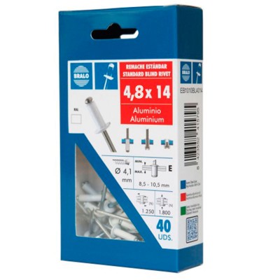 REMACHES BRALO EB1010BL4814 40 UNIDADES 4,8x14mm