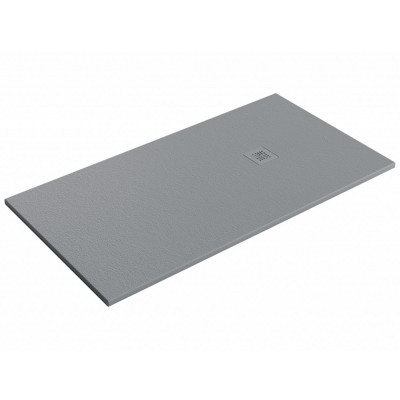 PLATO DUCHA BECRISA FOMENTERA GRIS CEMENTO 80x140cm