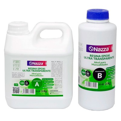 PACK RESINAS EPOXI NAZZA ULTRA TRANSPARENTE (A+B) 44762