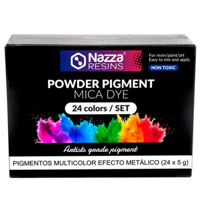 SET PIGMENTOS NAZZA EN POLVO DE MICA 5x5g 72935