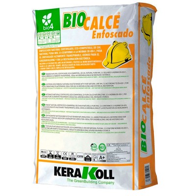MORTERO KERAKOLL BIOCALCE ENFOSCADO 25kg
