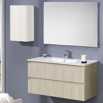 CONJUNTO MUEBLE BAÑO VALMAN PALMA ROBLE ULLOA 80cm