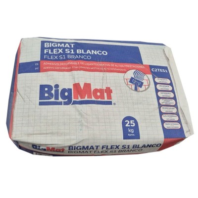 MORTERO TECTOR COLA FLEX BLANCO 25kg