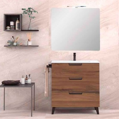 CONJUNTO MUEBLE VALMAN TORINO MOJAVE 80cm
