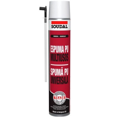 ESPUMA POLIURETANO SOUDAL MULTIUSOS 132718 750ml