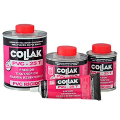 ADHESIVO SOLDADURA COLLAK PVC 25 T PRESIÓN 210500TP 500ml