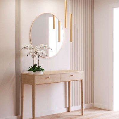 LAMAS DE PARED VILO S 148 SATIN CREAM 14,8x265cm