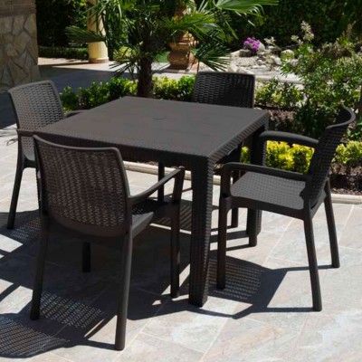 MESA ELEGANTE BIGMAT 4098-06 80x80x72cm