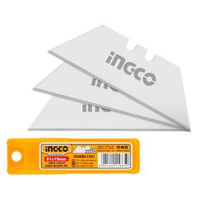 JUEGO 10 CUCHILLAS INGCO HUKB61001 19x61mm