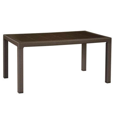MESA ELEGANTE BIGMAT RATAN WENGUÉ