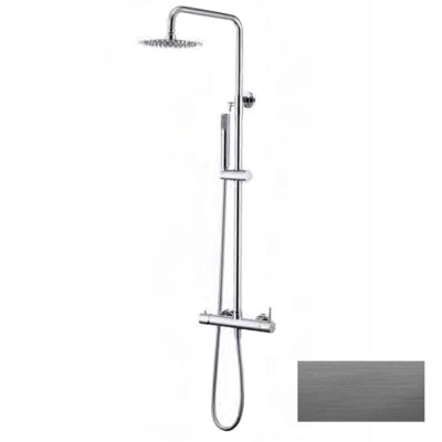 CONJUNTO DUCHA AQUAHOME BEL AIR GUN GREY 540000016
