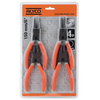 JUEGO 4 ALICATES ALYCO 170582 150mm