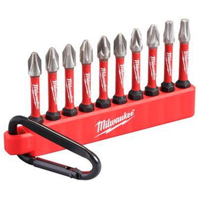 JUEGO 10 PUNTAS MILWAUKEE SHOCKWAVE IMPACT DUTY 4932492939
