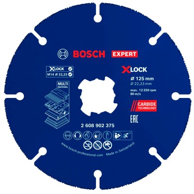 DISCO CORTE BOSCH EXPERT MULTI MATERIAL 2608902374 115mm
