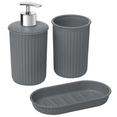 SET BAÑO TATAY BAOBAB GRIS ANTRACITA 6391014
