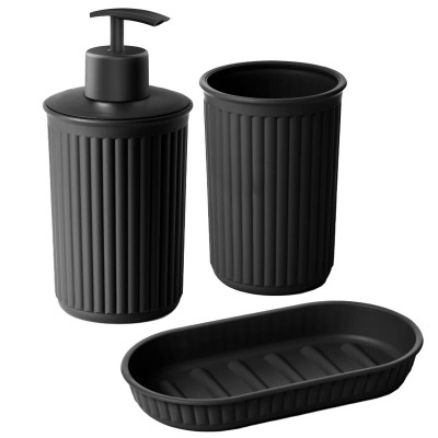 SET BAÑO TATAY BAOBAB BLACK 6391027