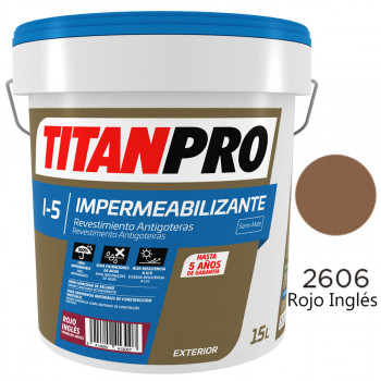 REVESTIMIENTO IMPERMEABILIZANTE ANTIGOTERAS I-5 ROJO INGLÉS 4L