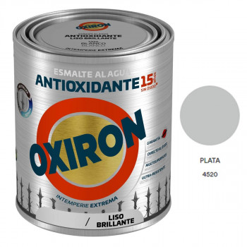 ESMALTE OXIRON LISO TITANLUX PLATA 2,5L