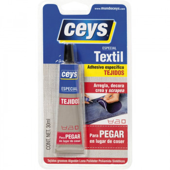 ADHESIVO ESPECÍFICO CEYS TEXTIL 30ml