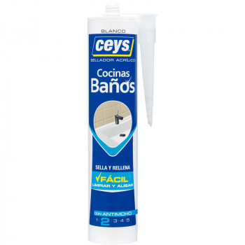 SELLADOR ACRÍLICO COCINAS Y BAÑOS 505702 280ml