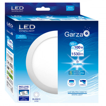 FOCO GARZA DOWNLIGHT CIRCULAR 401245A 18W