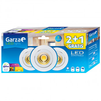 FOCO GARZA DOWNLIGHT COB 2+1 400986