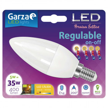 BOMBILLA GARZA VELA ON/OFF 400896 5W
