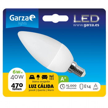 BOMBILLA GARZA VELA 461446 6W