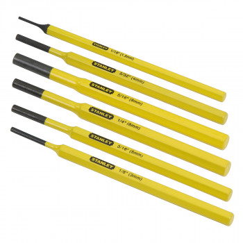 JUEGO 6 BOTADORES Y PUZONES STANLEY BK98488