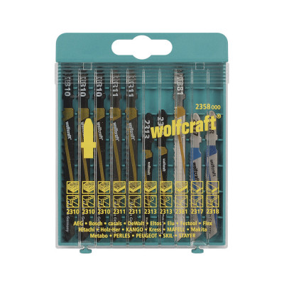 SET SIERRA CALAR WOLFCRAFT 2358000 10 PIEZAS
