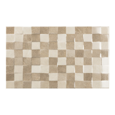 REVESTIMIENTO ECOCERAMIC RELIEVE ORIGAMI TAUPE 33,3x55cm