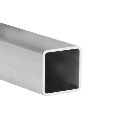 PERFIL ALUMINIO CUADRADO CRUDO 1m
