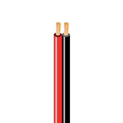 CABLE AUDIO BRICABLE CR19972 10m 2x0,75 ROJO/NEGRO