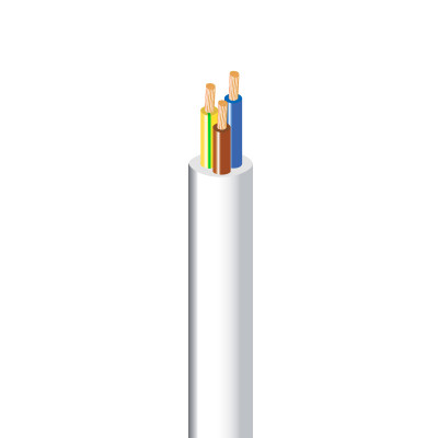 CABLE MANGUERA BRICABLE CR19918 5m 3G2,5 BLANCO