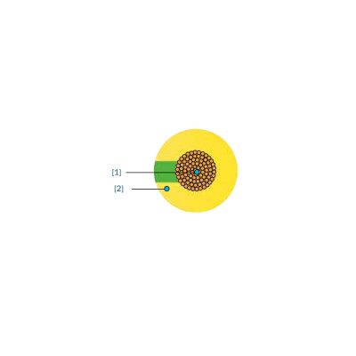 CABLE UNIPOLAR BRICABLE CR20562 10m 1x1,5 VERDE/AMARILLO