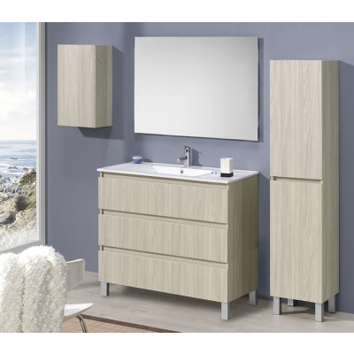 CONJUNTO MUEBLE BAÑO VALMAN PALMA ROBLE ULLOA 70cm
