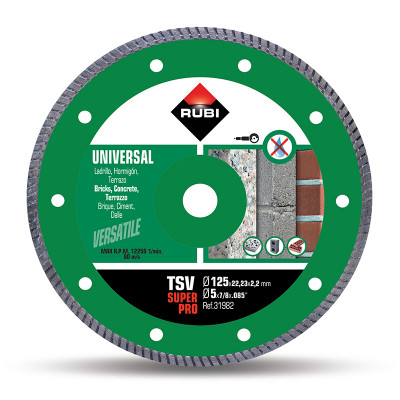 DISCO DIAMANTE RUBI 25917 TSV 115mm PRO