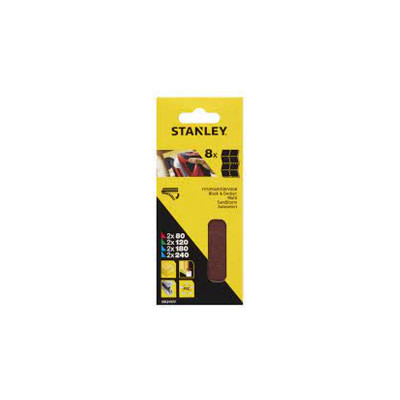 JUEGO LIJAS STANLEY STA31577 PERFILES G