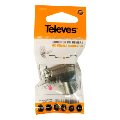 CONECTOR TELEVES HEMBRA 437501