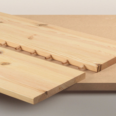 40 ESPIGAS CORRUGADAS WOLFCRAFT DE MADERA 2908000