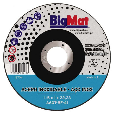 DISCO CORTE BIGMAT 341848 INOX