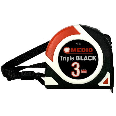 FLEXÓMETRO TRIPLE BLACK 7163 3m