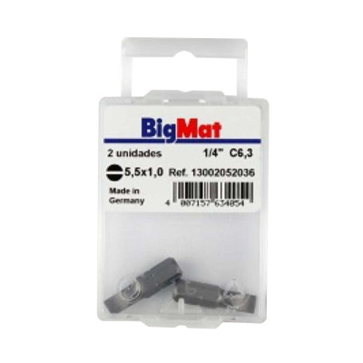 PUNTAS BIGMAT 13002052036 PLANAS 5,5x1,0x25mm
