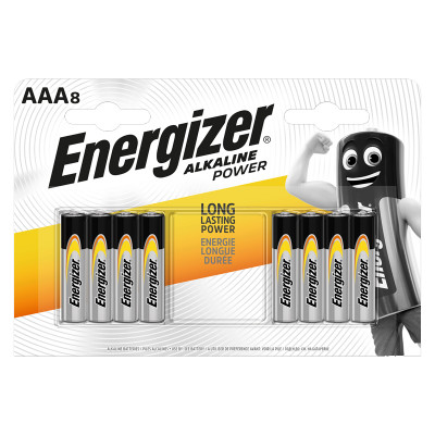 PILAS ENERGIZER POWER LR03 E92 BL8 AAA