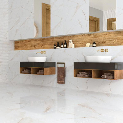REVESTIMIENTO ECOCERAMIC ESSENTIAL WHITE 25x70cm